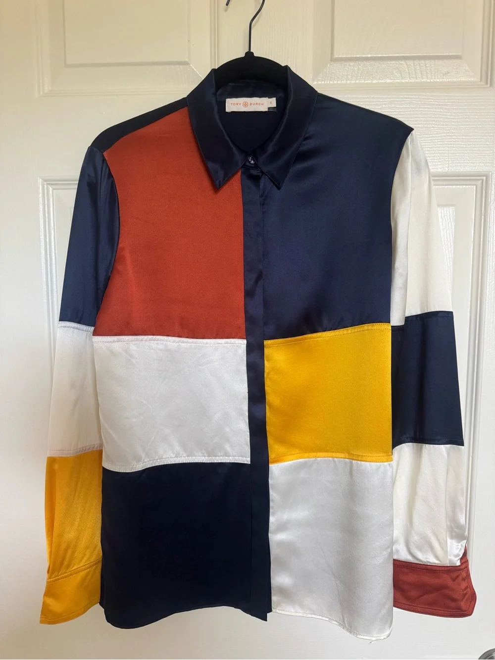 Tory Burch silky colorblock